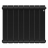 Биметаллический радиатор отопления Royal Thermo Infinity 500 8 секций Noir Sable