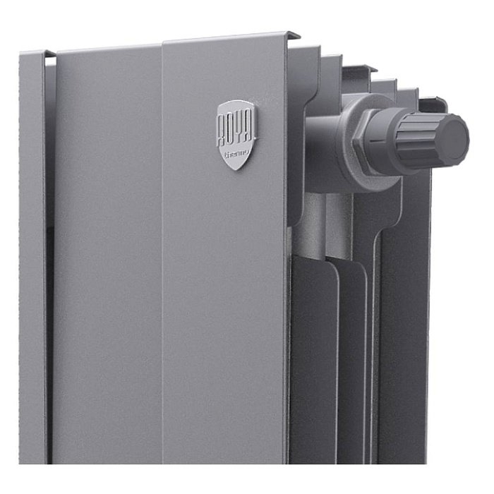 Биметаллический радиатор отопления Royal Thermo PianoForte 500 VDR80 8 секций Silver Satin