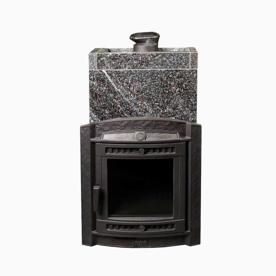 Печь банная PROMetall Атмосфера XL в облицовке Амфиболит