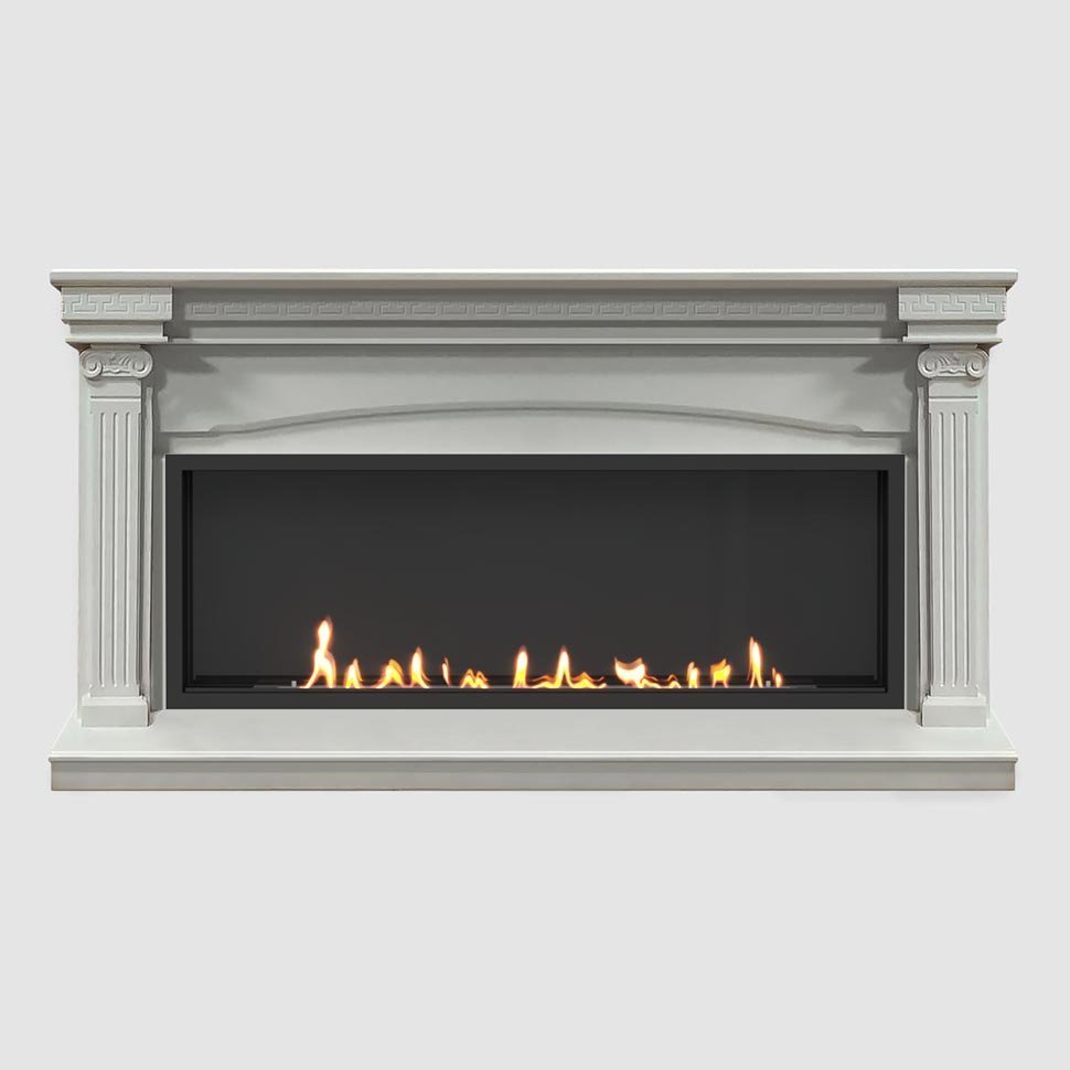 Встроенный портальный биокамин SteelHeat Nikol Long стемалит