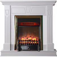 Каминокомплект Interflame Берта с очагом Fobos FX M Brass белый