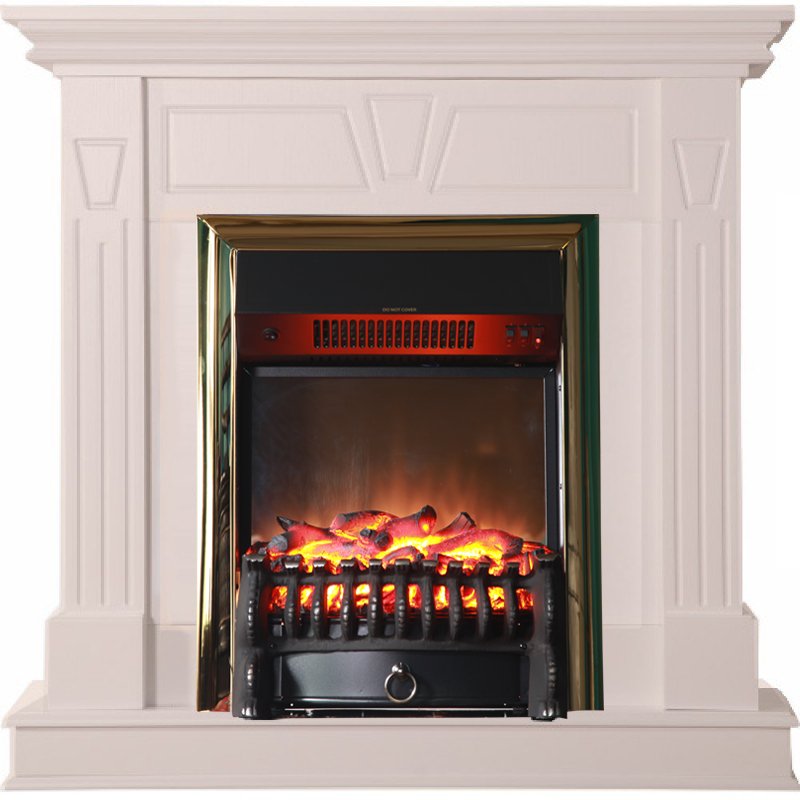 Каминокомплект Interflame Берта с очагом Fobos FX M Brass бежевый