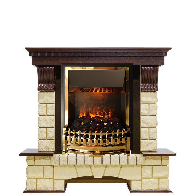 Каминокомплект Dimplex Pierre Luxe шампань с очагом Atherton