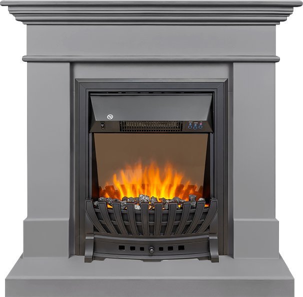 Каминокомплект Royal Flame California STD CRM (Разборный) с очагом Aspen Black санд грей