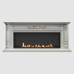 Встроенный портальный биокамин SteelHeat Oxford Long стемалит