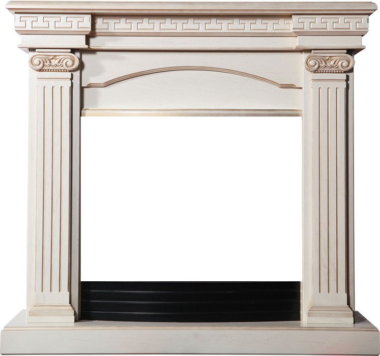 Портал Interflame Афина бежевый с золотой патиной под очаги Panoramic 25