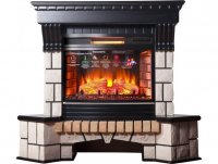 Каминокомплект Interflame Exter угловой под очаг Panoramic 06 25 LED FX QZ