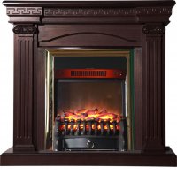 Каминокомплект Interflame Афина венге с очагом Fobos FX M Brass