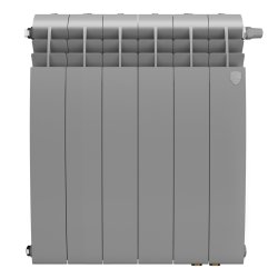 Биметаллический радиатор отопления Royal Thermo BiLiner 500 Silver Satin VR80 6 секций