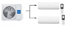 Мульти сплит-система на 2 комнаты 25+35 м2 Haier AS25S2SF2FA-W+AS35S2SF2FA-W/2U40S2SM1FA Flexis Super Match