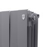 Биметаллический радиатор отопления Royal Thermo PianoForte 500 серебристый 4 секции