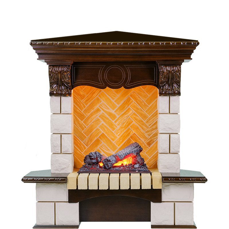 Каминокомплект Dimplex Pierre Luxe угловой с очагом Cassette 400 NH