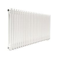 Стальной трубчатый радиатор Теплофорт ТР2057 ТВ 24 секции нижнее подключение 1/2 белый глянец