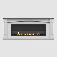 Встроенный портальный биокамин SteelHeat Chester Long стекло стемалит