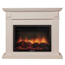 Каминокомплект Firelight Bianco 30 с очагом Electrolux EFP/P-3020LS N шпон беленый дуб