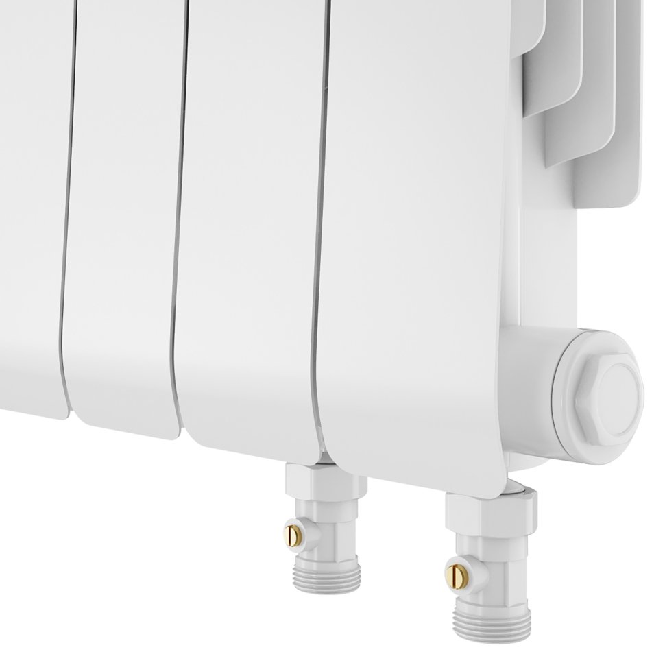 Биметаллический радиатор отопления Royal Thermo Infinity 300 Bianco Traffico VR80 12 секций