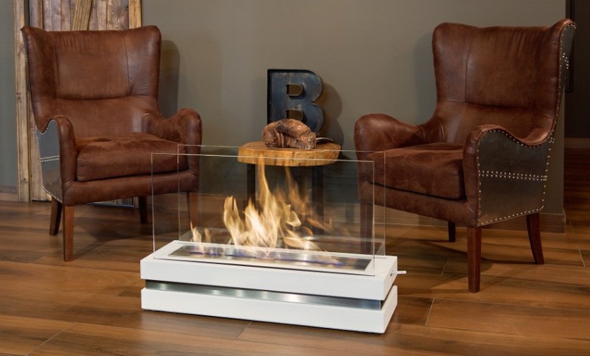 Биокамин Silver Smith Fame Ave White