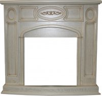 Портал Interflame Юнона бежевый с золотой патиной под очаги Panoramic 25