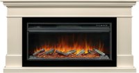Каминокомплект Royal Flame California с очагом Vision 42 LOG LED слоновая кость (Высота 860)