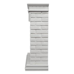 Каминокомплект Firelight Bricks 30 с очагом Electrolux EFP/P-3020LS N камень белый/белая эмаль