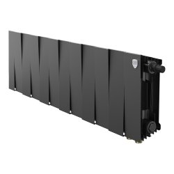 Биметаллический радиатор отопления Royal Thermo PianoForte 200 VDR80 Noir Sable 12 секций