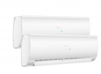 Мульти сплит-система на 2 комнаты 25+25 м2 Haier 2х AS25S2SF2FA-W/2U40S2SM1FA Flexis Super Match