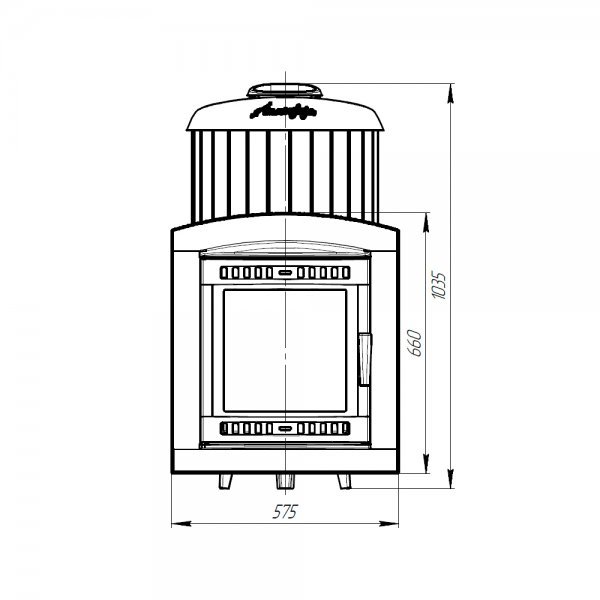 Печь банная PROMetall Атмосфера XL в ламелях Пироксенит наборный рисунок