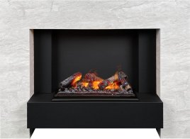 Каминокомплект Dimplex Tokyo с очагом Cassette 600 NH скол камня лайт