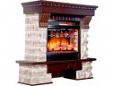 Каминокомплект Interflame Экстер Кавказ темный дуб с очагом Panoramic 06 25 LED FX QZ