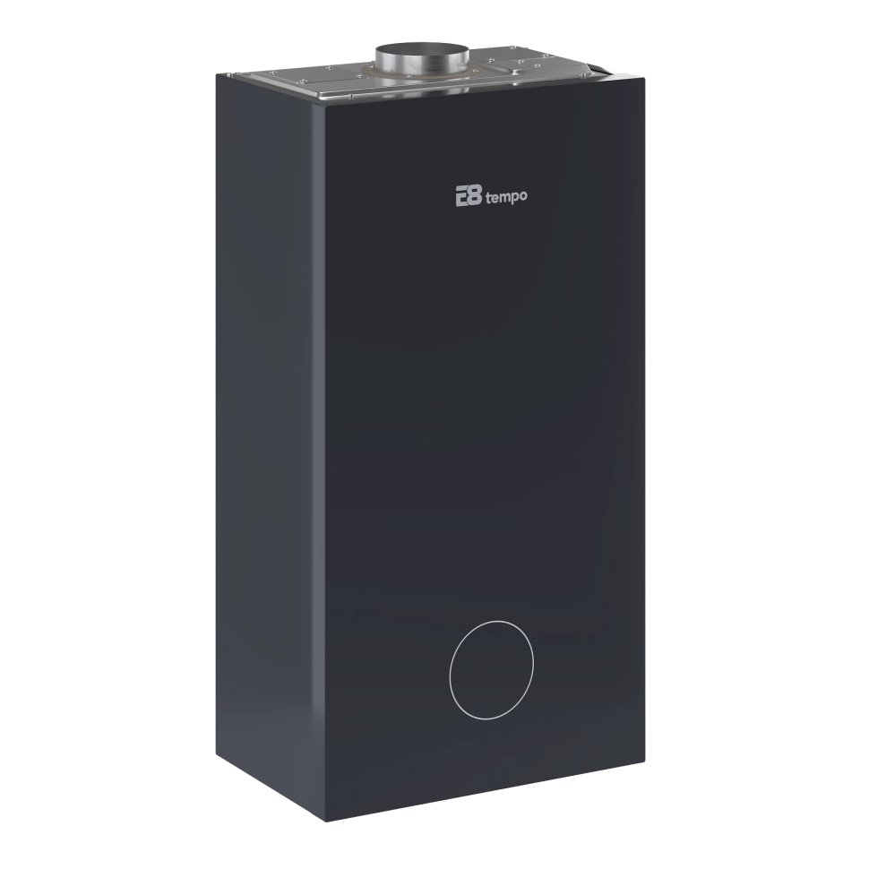 Настенный газовый котел E8 tempo GHA32V (стеклянная панель серый графит)