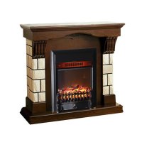 Каминокомплект Interflame Мартин темный дуб с очагом Fobos FX M Black