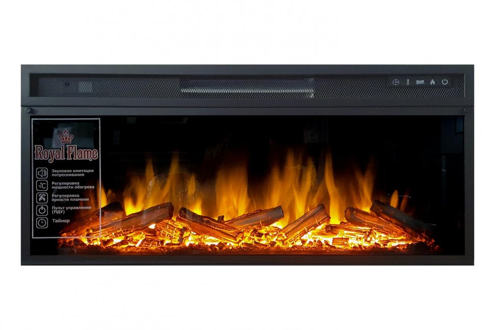 Каминокомплект Royal Flame California с очагом Vision 42 LOG LED серый графит
