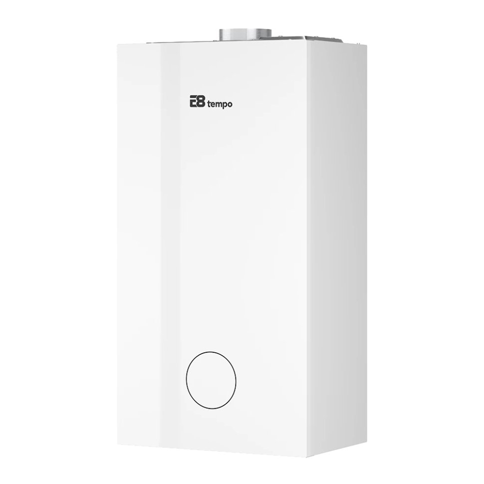 Настенный газовый котел E8 tempo GHD32V (белая стеклянная панель)