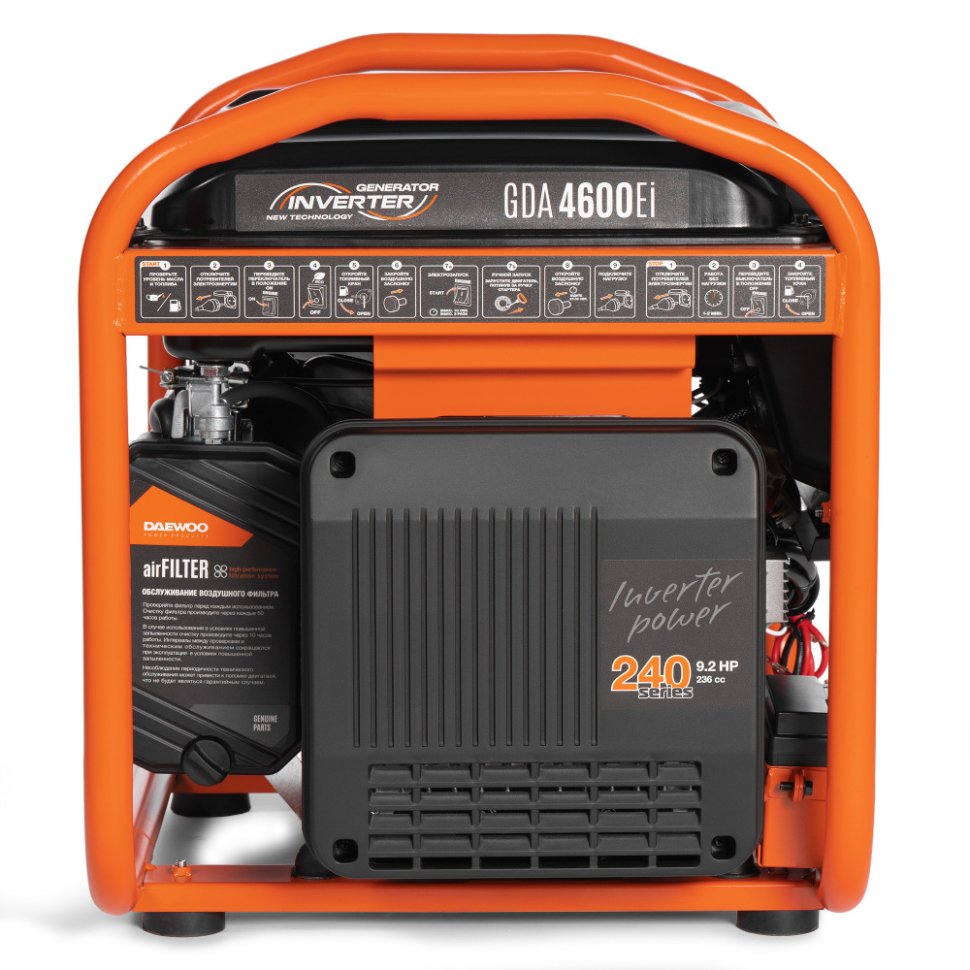 Генератор бензиновый инверторный Daewoo GDA 4600Ei