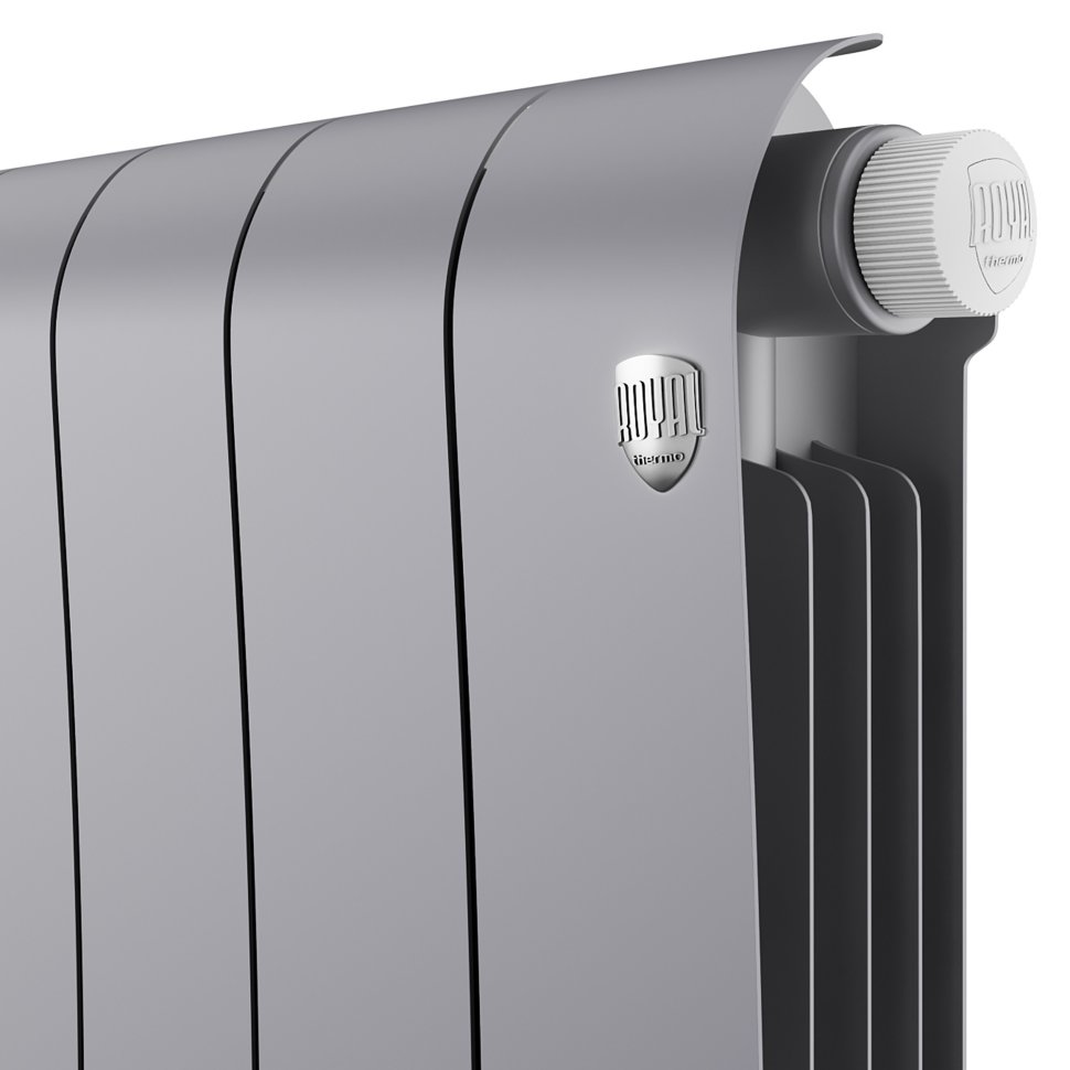 Биметаллический радиатор отопления Royal Thermo Infinity 300 Silver Satin VR80 10 секций