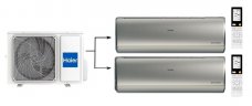 Мульти сплит-система на 2 комнаты 25+35 м2 Haier AS25S2SJ2FA-S+AS35S2SJ2FA-S/2U40S2SM1FA Jade Super Match