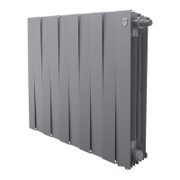 Биметаллический радиатор отопления Royal Thermo PianoForte 500 VDR80 10 секций Silver Satin