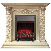 Каминокомплект RealFlame Patricia WT с очагом Fobos Lux Black S