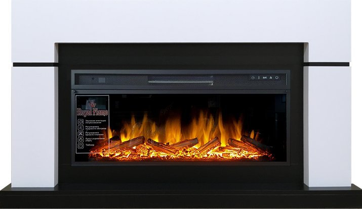 Каминокомплект Royal Flame Lindos с очагом Vision 42 LOG LED белый