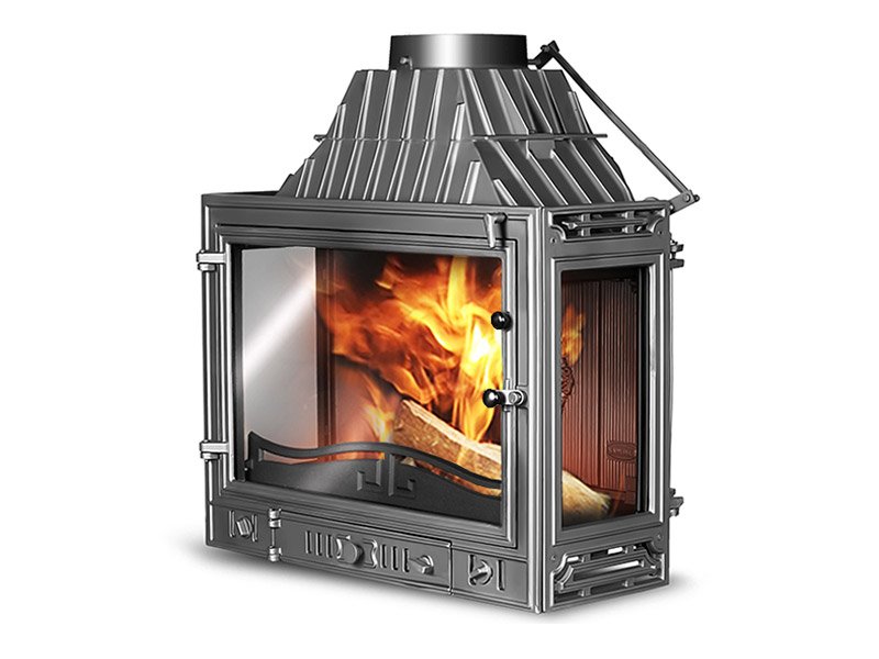 Печь-камин KAWMET W3LB-левое (2 стекла) 16.7 кВт