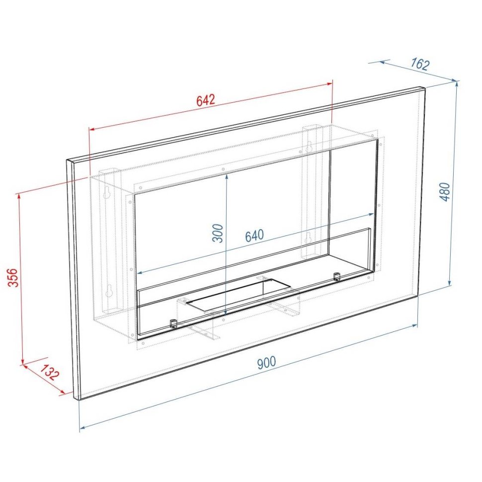 Биокамин Firelight BFP/W-90+Набор керамических камней М белые