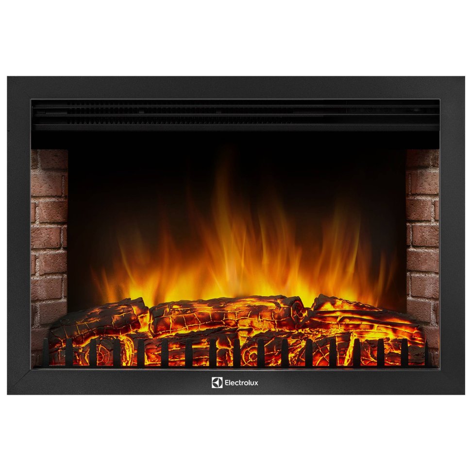 Каминокомплект Firelight Forte Wood 30 с очагом Electrolux EFP/P-3020LS камень коричневый/шпон темный дуб