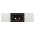 Тумба с биокамином Firelight BFP/P-1400L белый+набор керамических дров ель