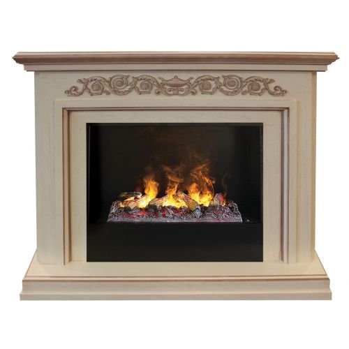 Каминокомплект RealFlame Leticia 26 WT 3D Cassette 630 + Black вставка