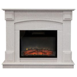 Каминокомплект RealFlame Carolina 25.5/24 WT F714 с очагом Kendal 24
