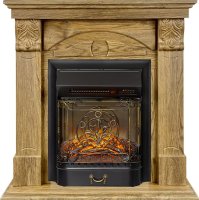 Каминокомплект Royal Flame Dublin RUSTIC (Разборный) с очагом Majestic FX M Black RC дуб натуральный