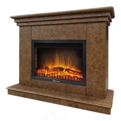 Каминокомплект Хорошие Камины Марс с очагом Electrolux EFP/P-2520LS мокко