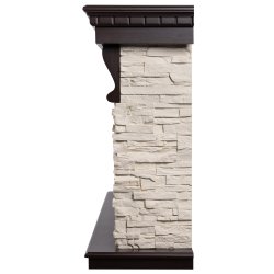 Каминокомплект Electrolux EFP/P-3620LS портал Michigan 42/40/36 камень молочный/шпон темный