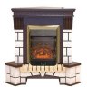 Каминокомплект RealFlame Stone Corner new STD/EUG AO (DN) с очагом Majestic s Lux Black/Brass
