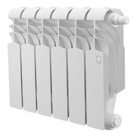 Биметаллический радиатор отопления Royal Thermo Vittoria Super 300 VDR80 6 секций Bianco Traffico